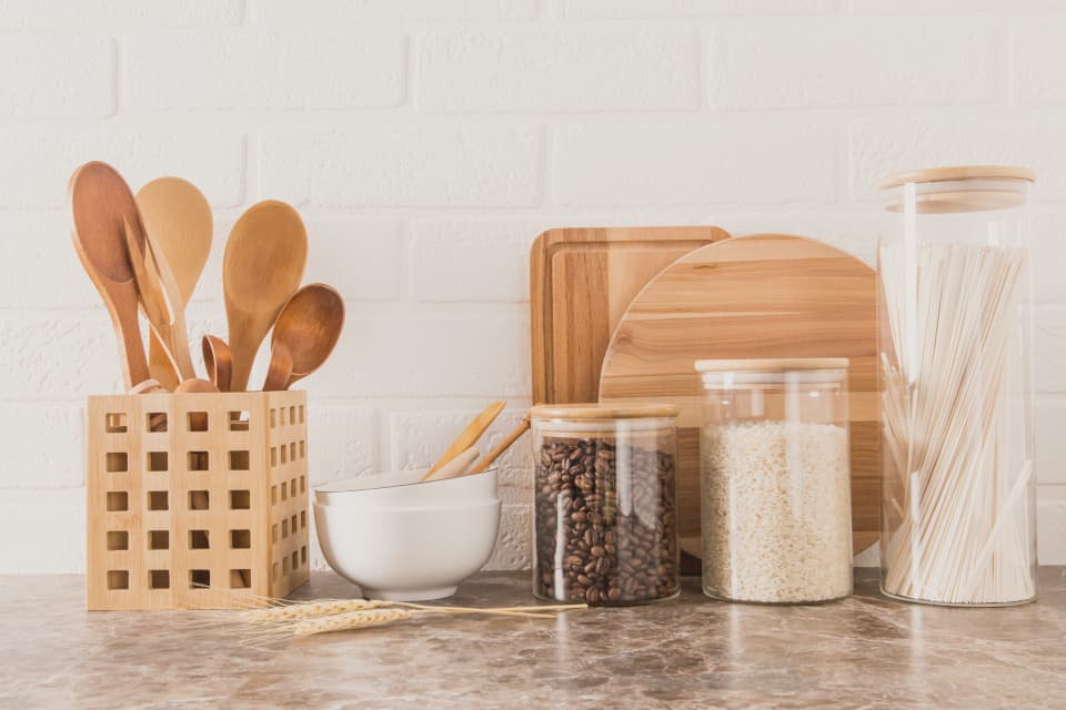 A kitchen counter